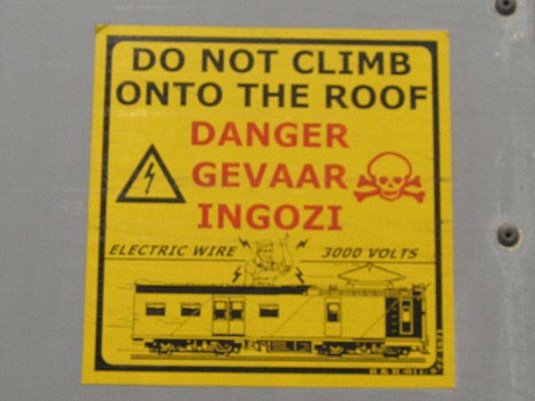 Warning sign