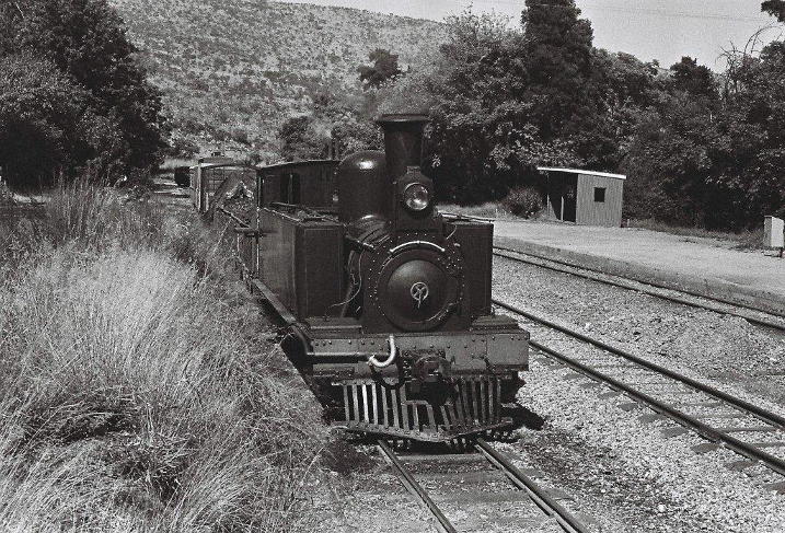 A film shoot was carried out at Meerhof station on the banks of the Crocodile river at Hartebeespoort dam, in the early 1980's. The loco was based at Germiston and belonged to the railway museum. Local crews worked the train and it spent a few days on the branch traversing the steel bridge