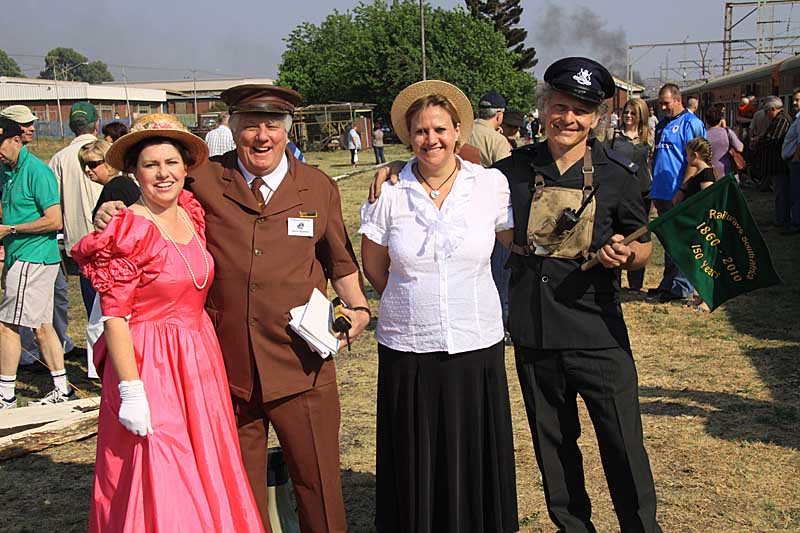 Liesel Hagen, Steve A, Linda Whiteside and Nathan. Well-dressed folk they were indeed.