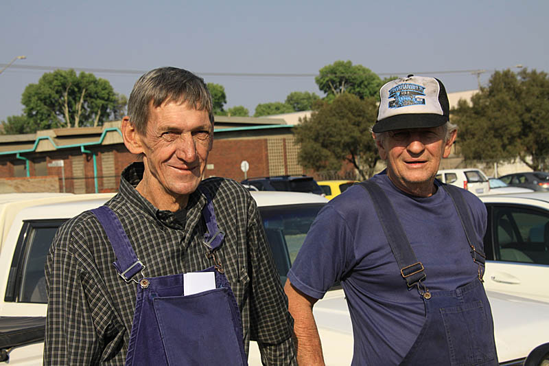 Drivers for the day: Gert van Vuuren and Cliff Petzer