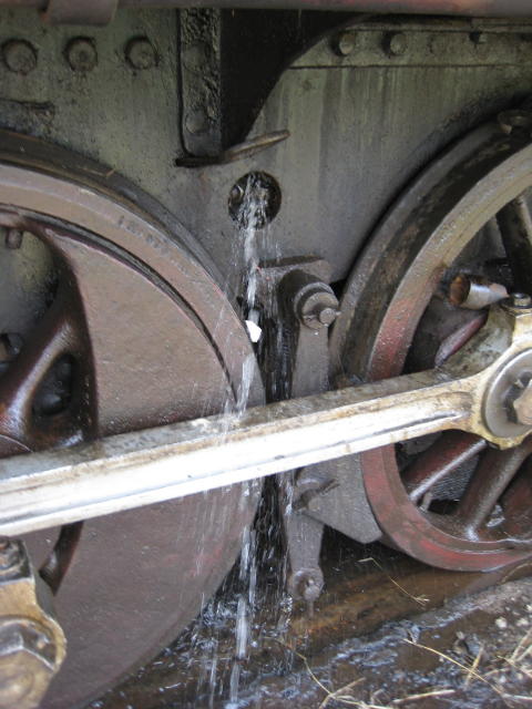 Once we started filling the boiler, we found a washout plug leaking badly.