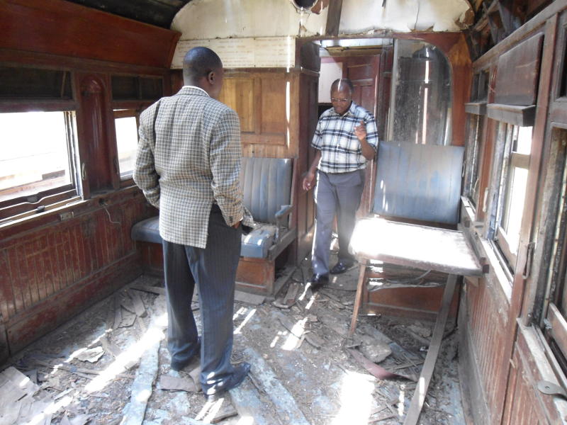 The coach will be renovated to look as authentic as possible, given the level of rain damage