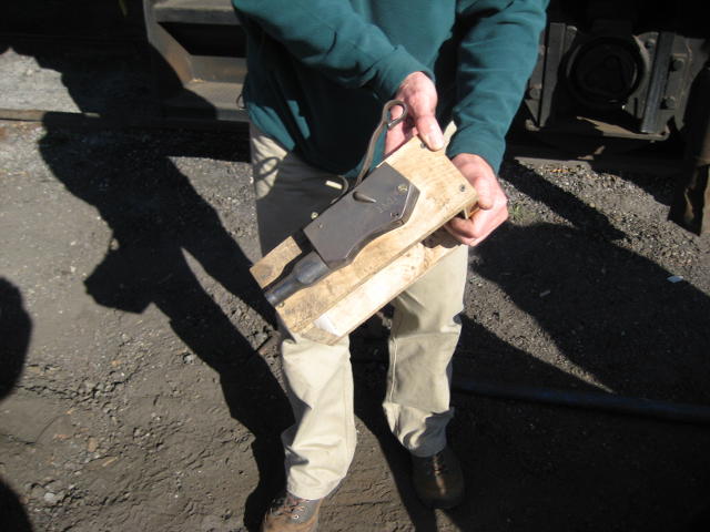 The apparatus is prepared for the second experiment