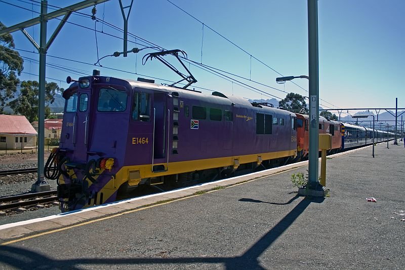 The Blue train in Worcester.
