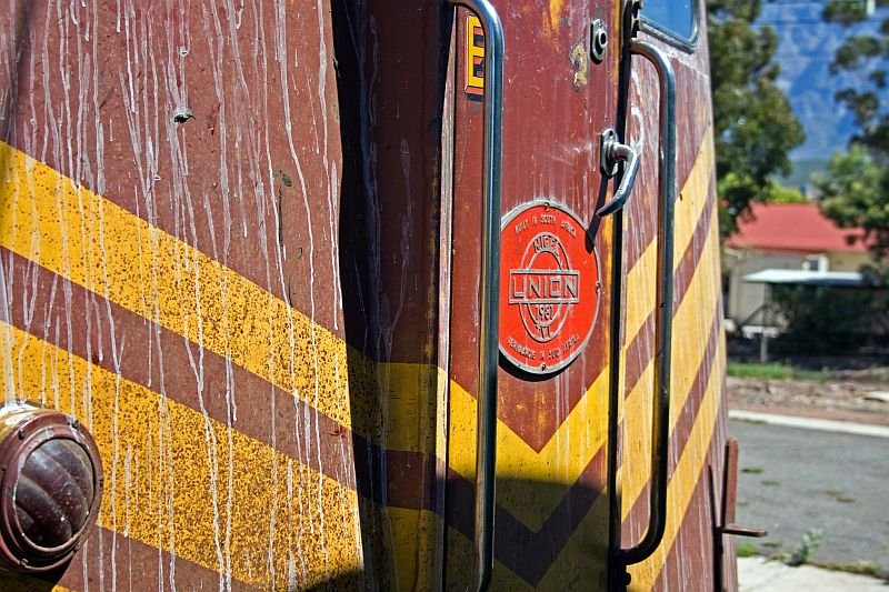 Detail of a loco in Worcester.