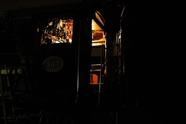 Cab, awaiting the crew for duty.