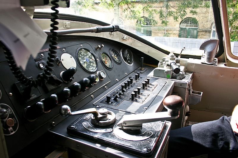 The driver's cab.