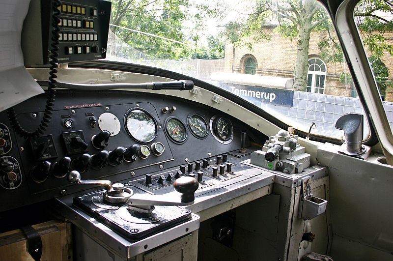 Another viewe of the driver's cab.