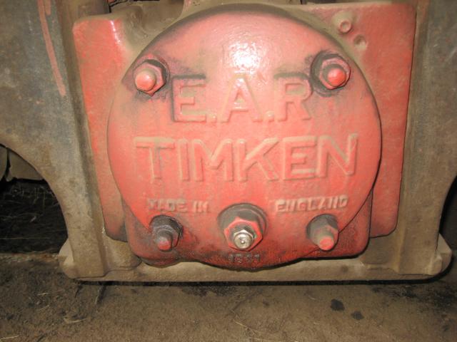 Roller bearings (this one on the tender)