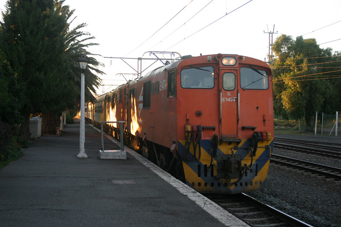 Our train arriving