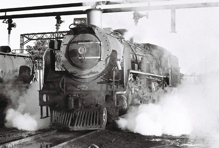 This loco with the filled in hand rails that look like smoke deflectors is in fact a 19D. There were some based here as well. You can see the regulator rod comes in the smokebox end on the fireman's side unlike the 19B which ran along the driver's side.