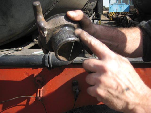 Coated with adhesive, or what Steve gets up to with his finger