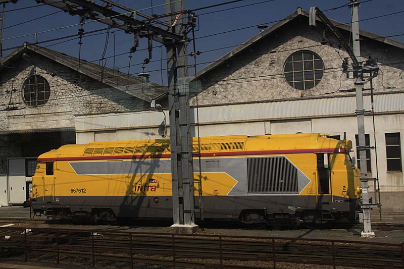 Class 66 mainline diesel. Not much work for diesels in France with electrfication galore.