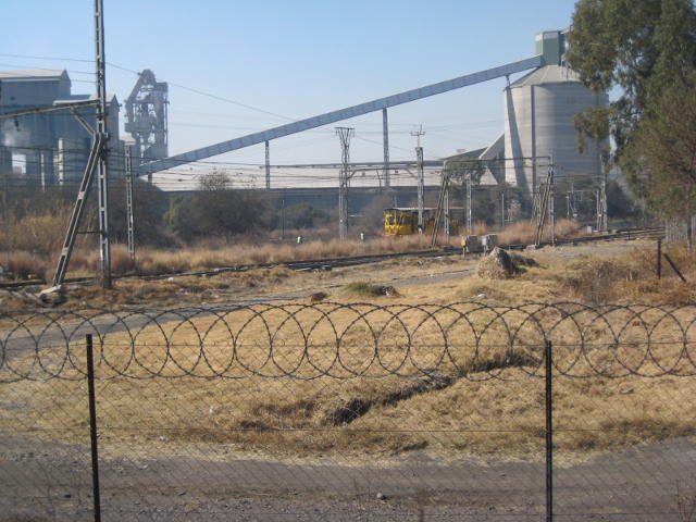 Good job we didn't have a train today as there was a track machine working just outside the marshalling yard