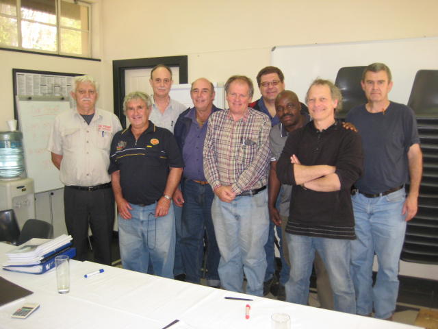 The class of 2010, with instructors and examiner