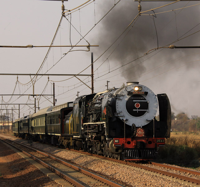 Galloping along near Bon Accord