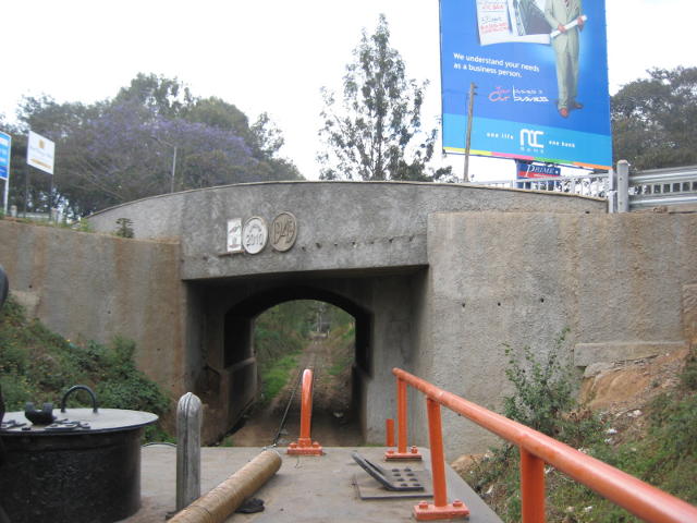 "Passengers travelling tender class are advised to lower their heads..."