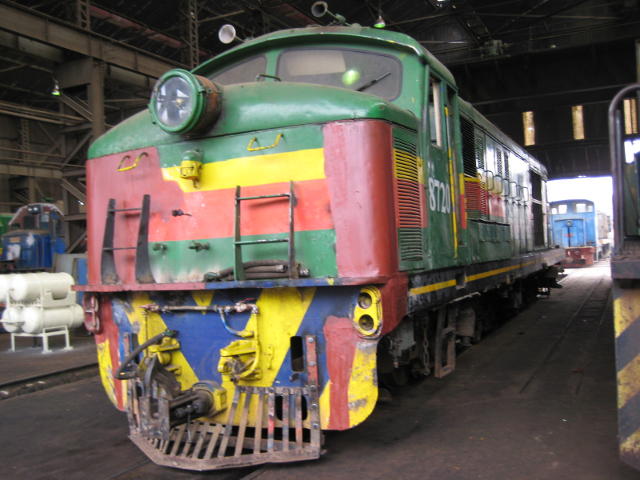 8720 in the shop following her little derailment