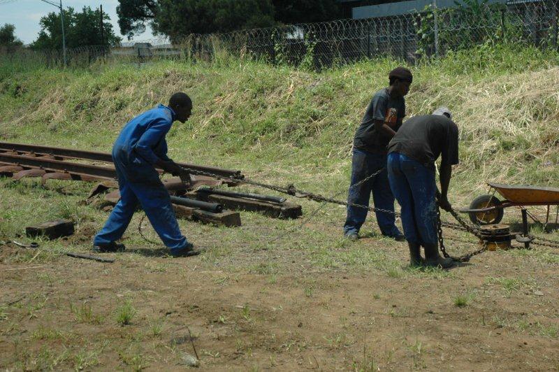 Pulling panel three.