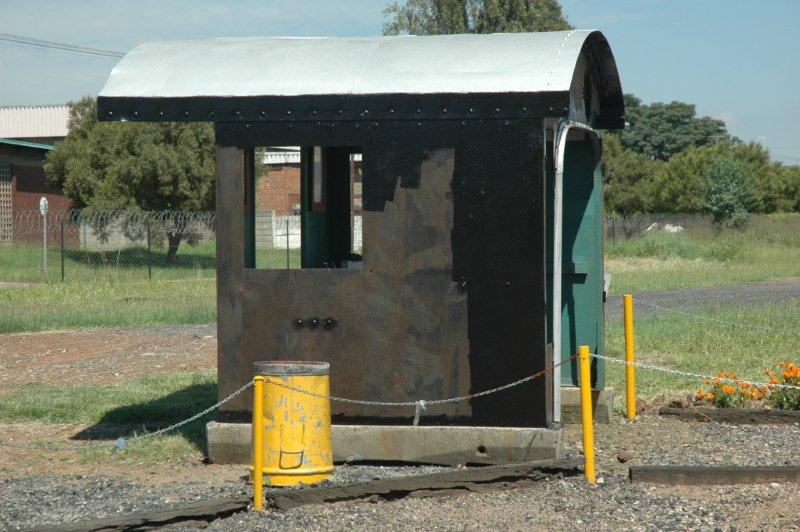Industrial locomotive cab before Nathan got artistic.