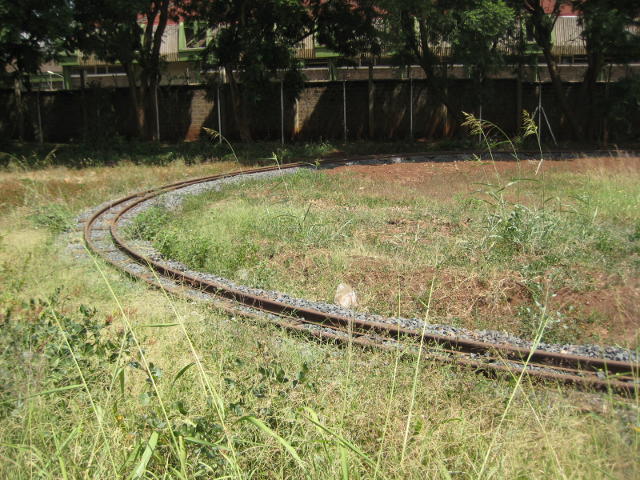 The track has been laid for the miniature railway