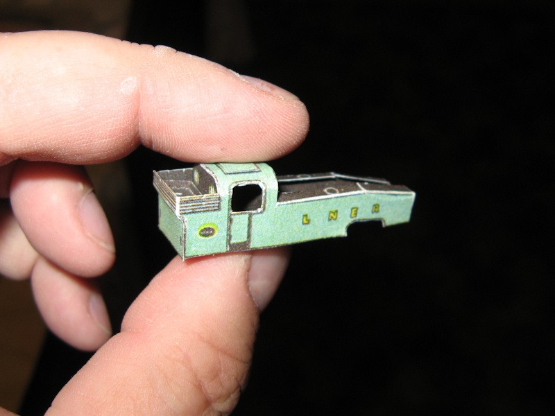 Close up of part of the body - a bit floppy and fragile at the moment!