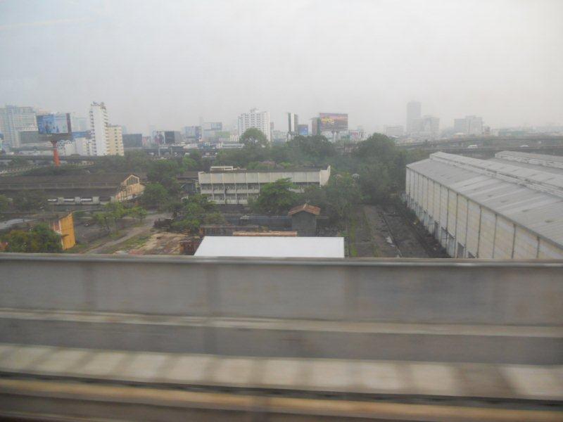 Makkassan railway workshops. If you look closely near the road on the left,  a bit way up from the orange colour building, you will see a tank locomotive. The only operational steam is at the Thonburri depot, but there are a number of dumped locomotives in this area.