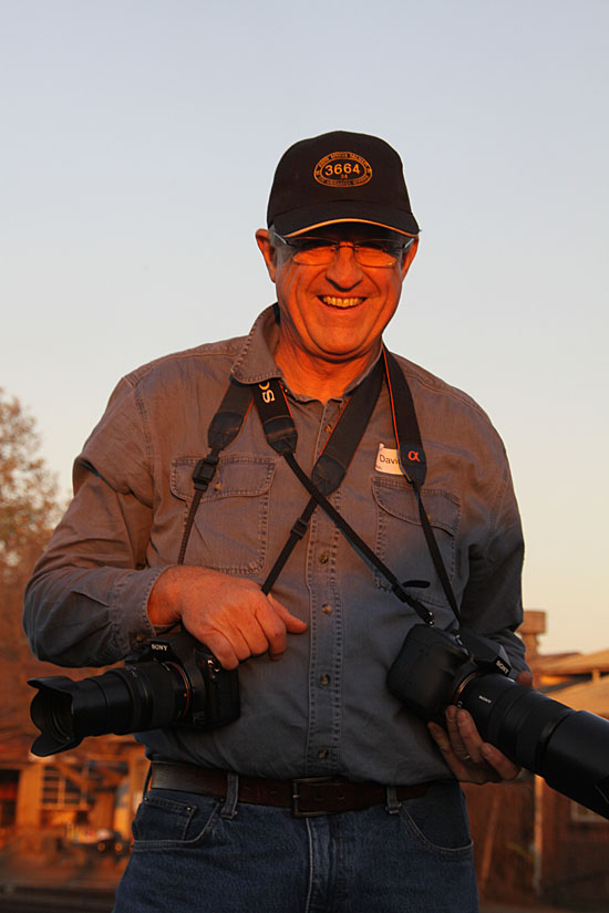 And once again, David Benn, the man of the moment, seems well pleased!