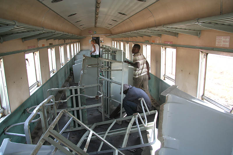Coach stripping underway