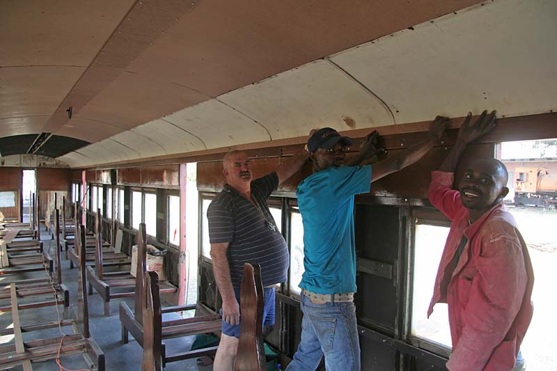 ..and completed the ceiling boards!