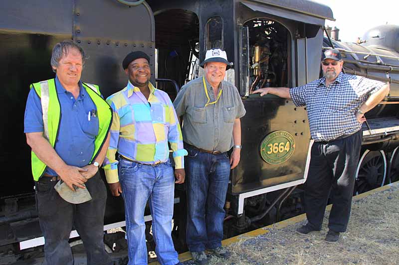 The SANRASM boys in front of Joanna