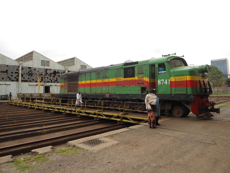 Soon afterwards, 8741 is moving under her own steam, er, I mean under her own power