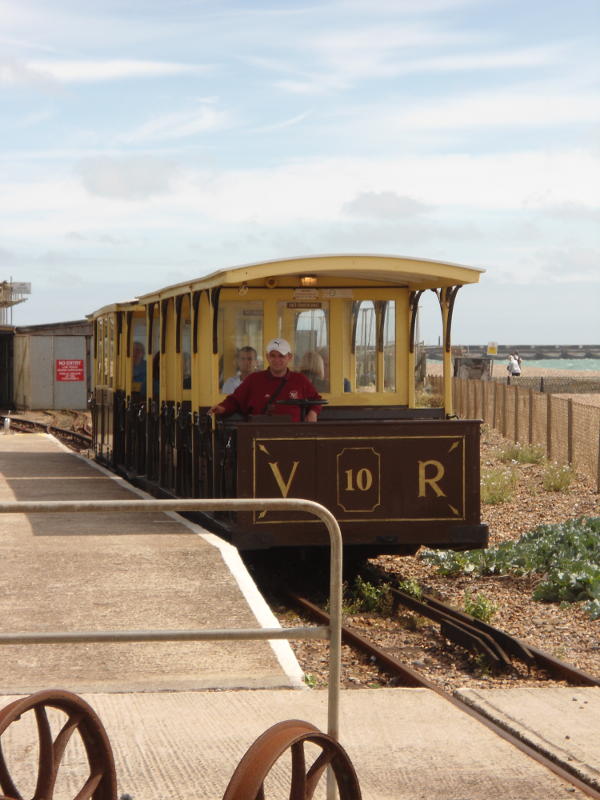 The trains cross at Halfway Station