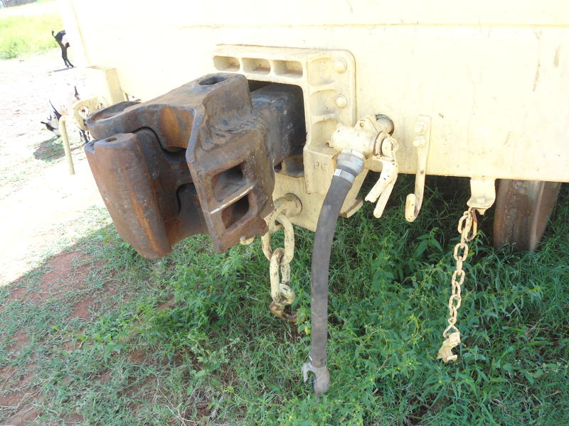 And a different type on the box van. Apparently they jerry-rig it with a thick pin and safety chains