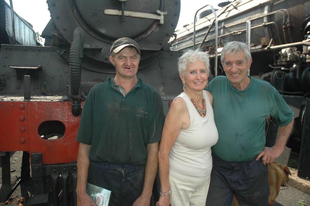 Left to right, Spikkels, Joy and Uncle John