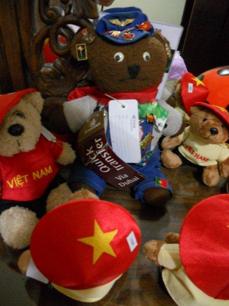 Travelling Train Ted and his new Vietnamese mates!