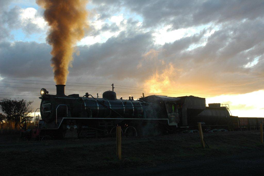 Last light on the class 24 as she awaits her next call of duty