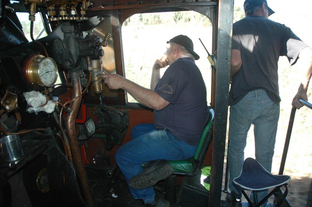 Driver Kovacs and TFR Pilot, George, on the way from Cullinan to Rayton.