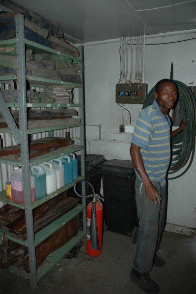 And another rack stack! This is situated as you enter the large shed from the office end.