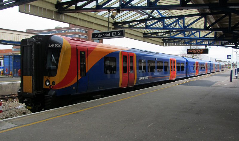 The Southampton train at Portsmouth/Southsea