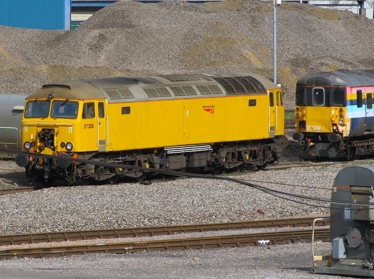 Class 57 at Eastleigh