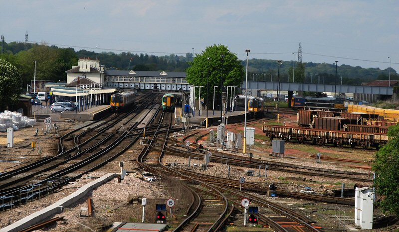 Eastleigh Station and yard