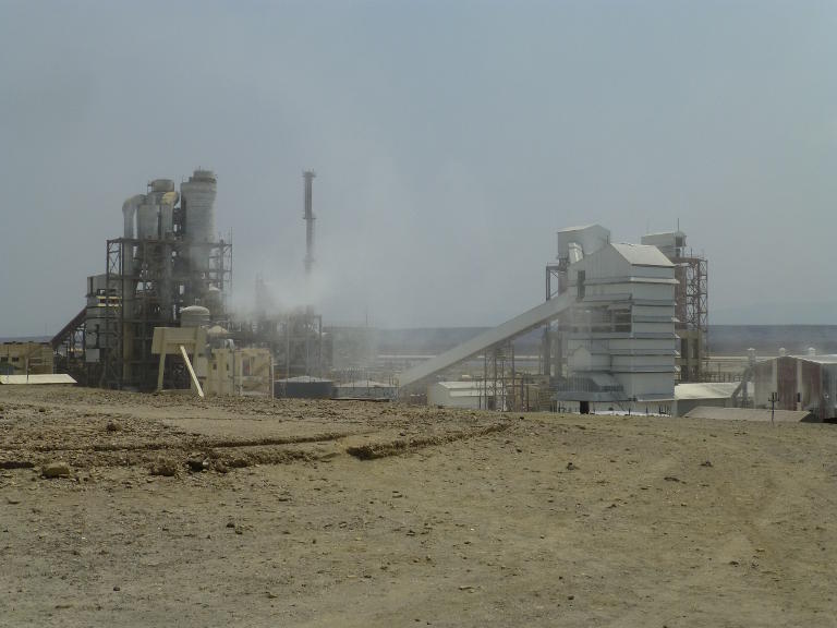 A general view of the factory