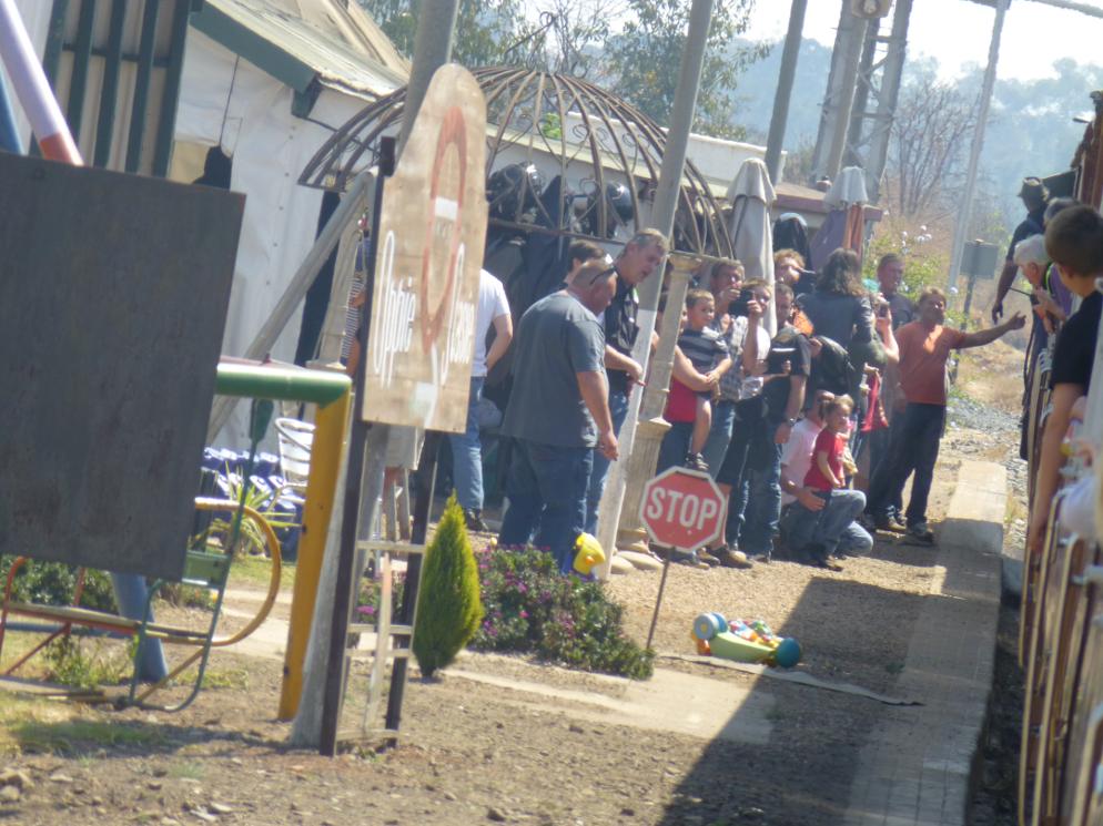 The train pulls into Cullinan Station