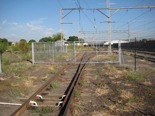 The western exit from our platform loop