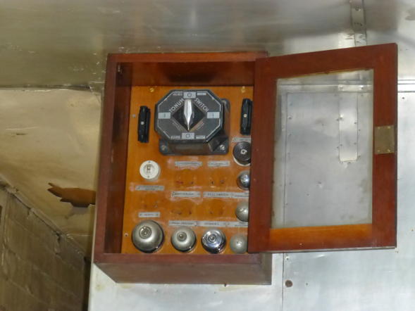 Original electrical kit inside the inspection saloon