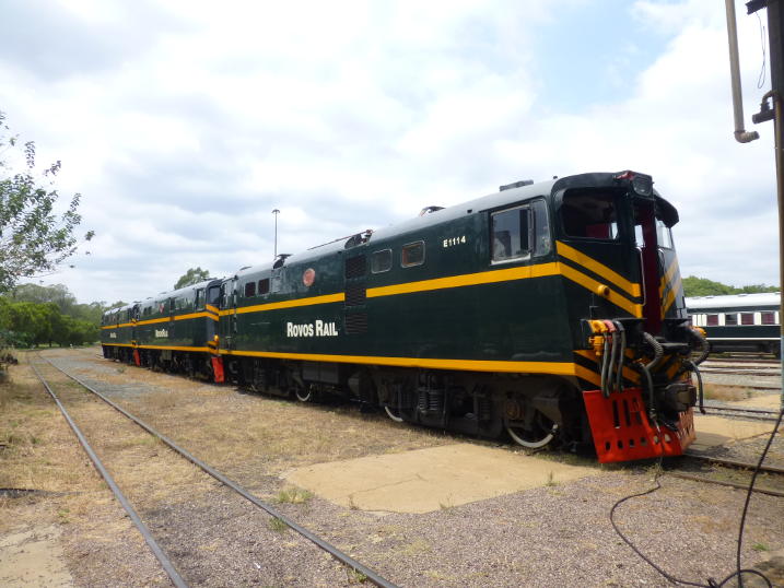 A line up of 5E electric units. Presumably the new diesels will soon look as smart as this in Rovos livery
