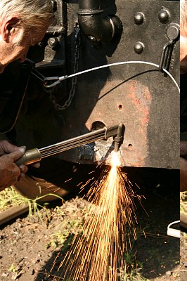 John D welding<br /><br />Photo by Miemie Wolmarans Feb 2008
