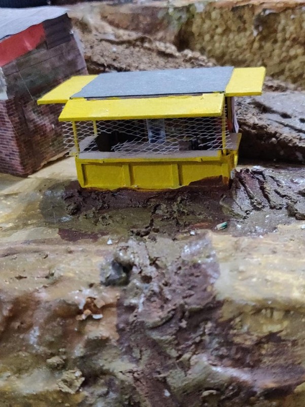 A kiosk bar in  the shanty town.