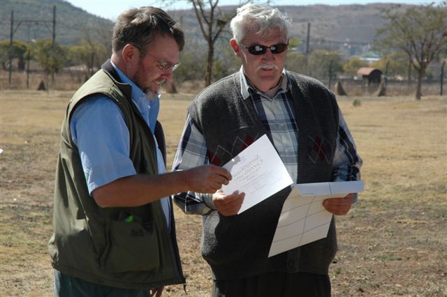 John receives his Shedman certificate from Uncle Cliff<br /><br />Photo by Nathan Berelowitz 29/07/07